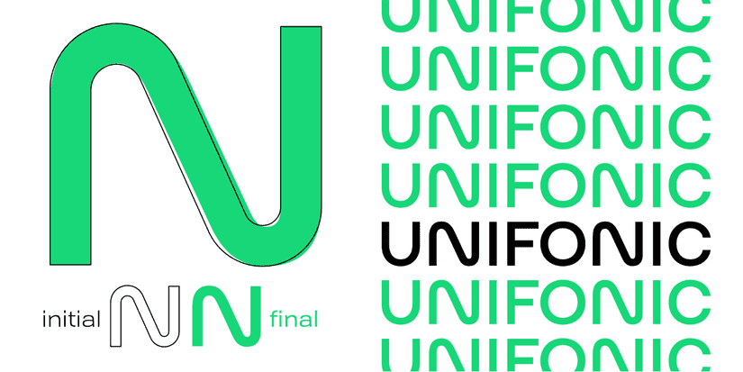 The image is split in half with a white background on the left and a bright green on the right. The left has a curvy capital "N" in bright green and the right side has a large white 3 and the numbers 0-9 overlayed in black on top of it.