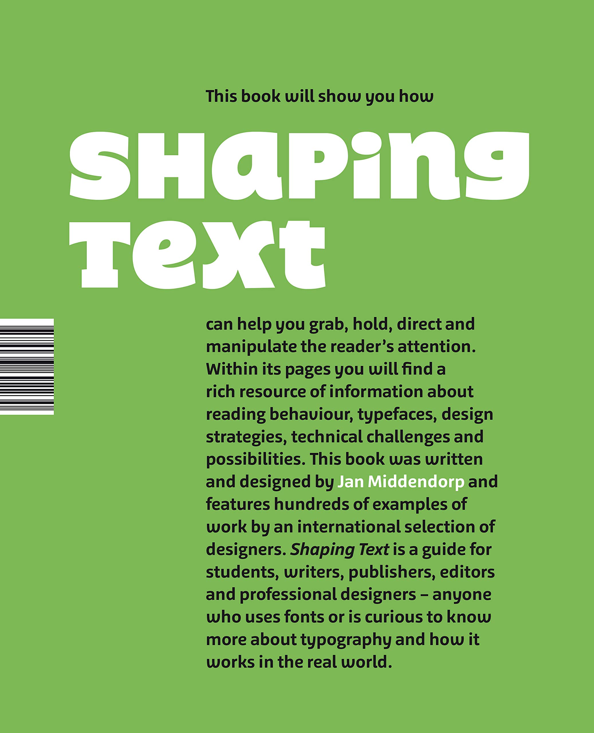Cover of Shaping Text: Typography and the Reader